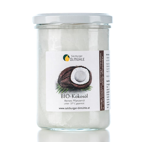 Kaltgepresstes Bio Kokosöl 400ml - Salzburger Ölmühle