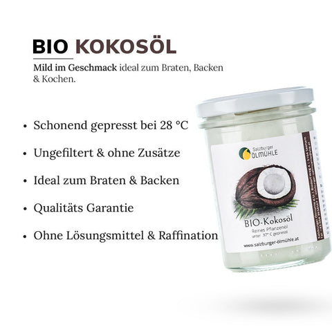 Bio Kokosöl - Salzburger Ölmühle e.U.