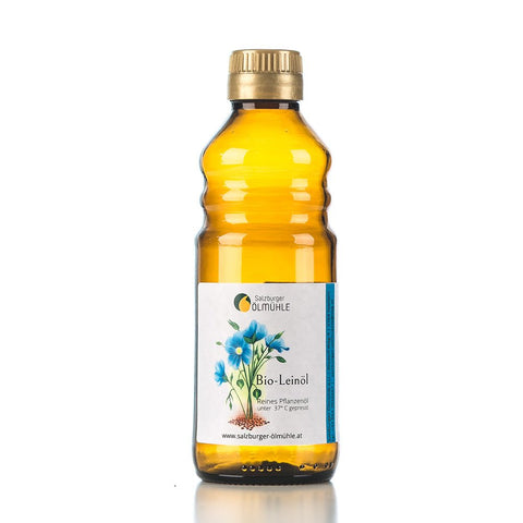 Kaltgepresstes Bio Leinöl 250ml - Salzburger Ölmühle