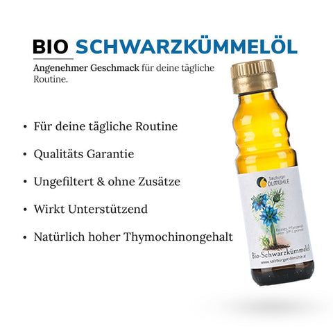 Bio Schwarzkümmelöl - Salzburger Ölmühle e.U.